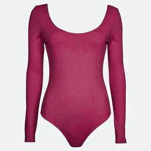 Bik Bok Ribbed long sleeves Bodysuit